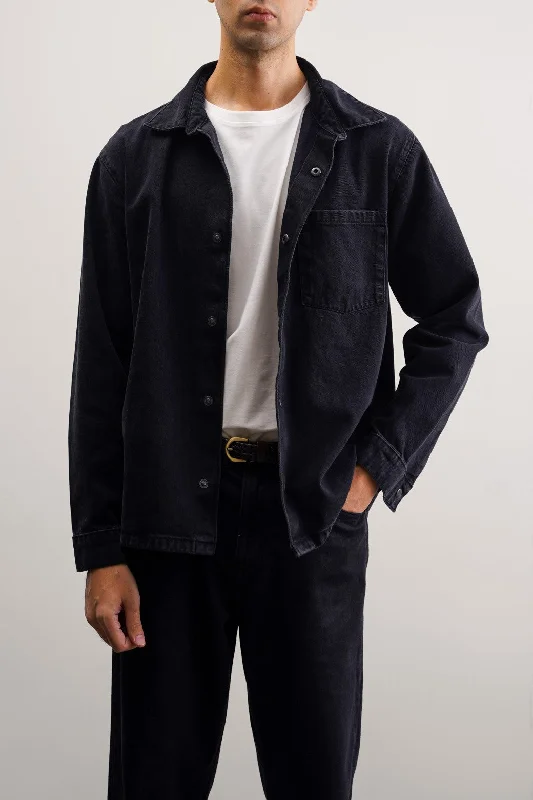 Lightweight jacket for fall nights -DENIM SHACKET