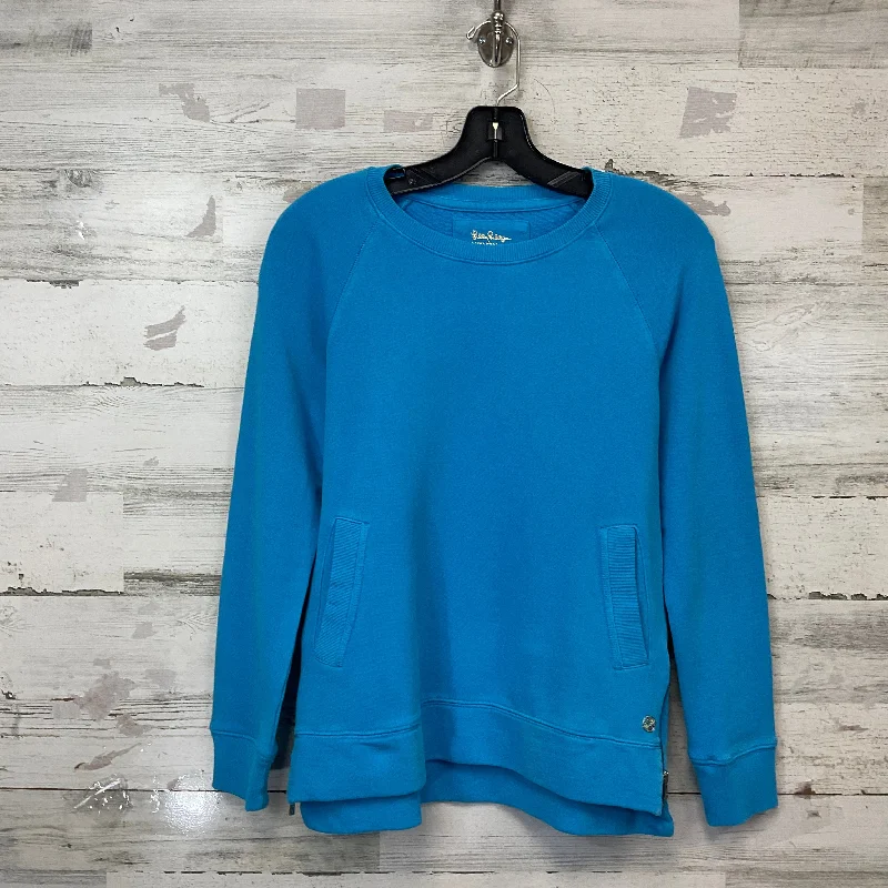 Green sweatshirts for fall style -Sweatshirt Crewneck By Lilly Pulitzer In Blue, Size: Xxs