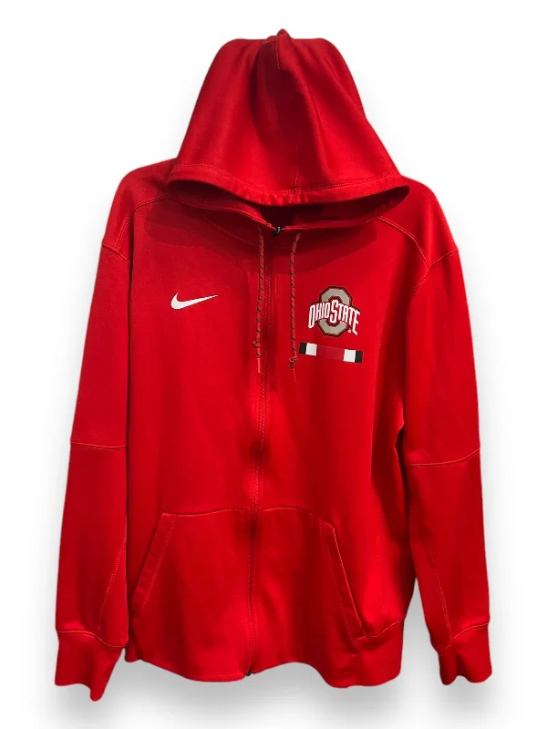 Sweatshirts with relaxed cuffs -Sweatshirt Hoodie By Nike Apparel In Red, Size: L