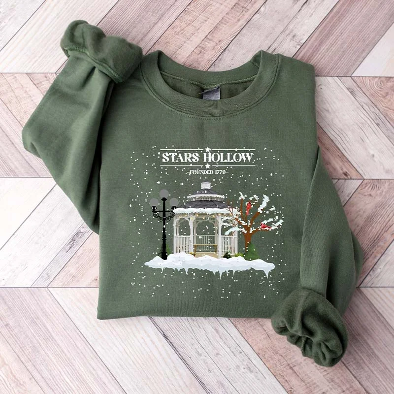 Warm sweatshirts for fall nights -Stars Hollow Christmas Festival Sweatshirt