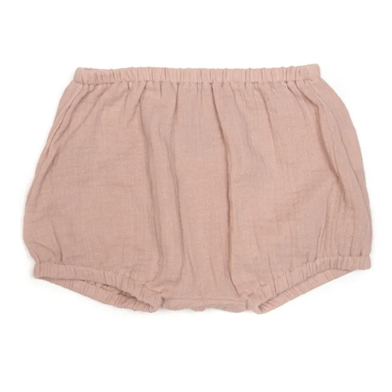 long swim shorts -Huttelihut Baggy Shorts Muslin Old Rose