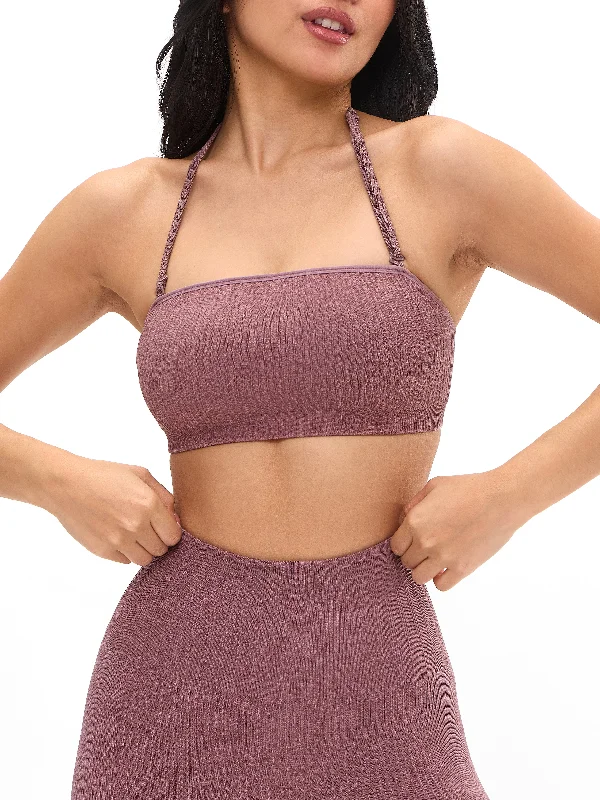 Seamless Ribbed Bandeau - Matter