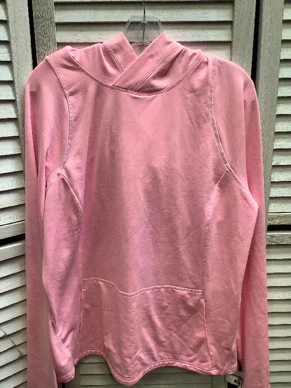 Soft sweatshirts for bedtime -Sweatshirt Hoodie By Fila In Pink, Size: 2x