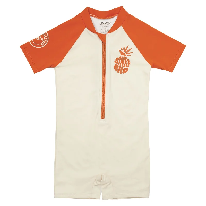 travel swim shorts -Mojave Orange Short (Pool Rash Guard)