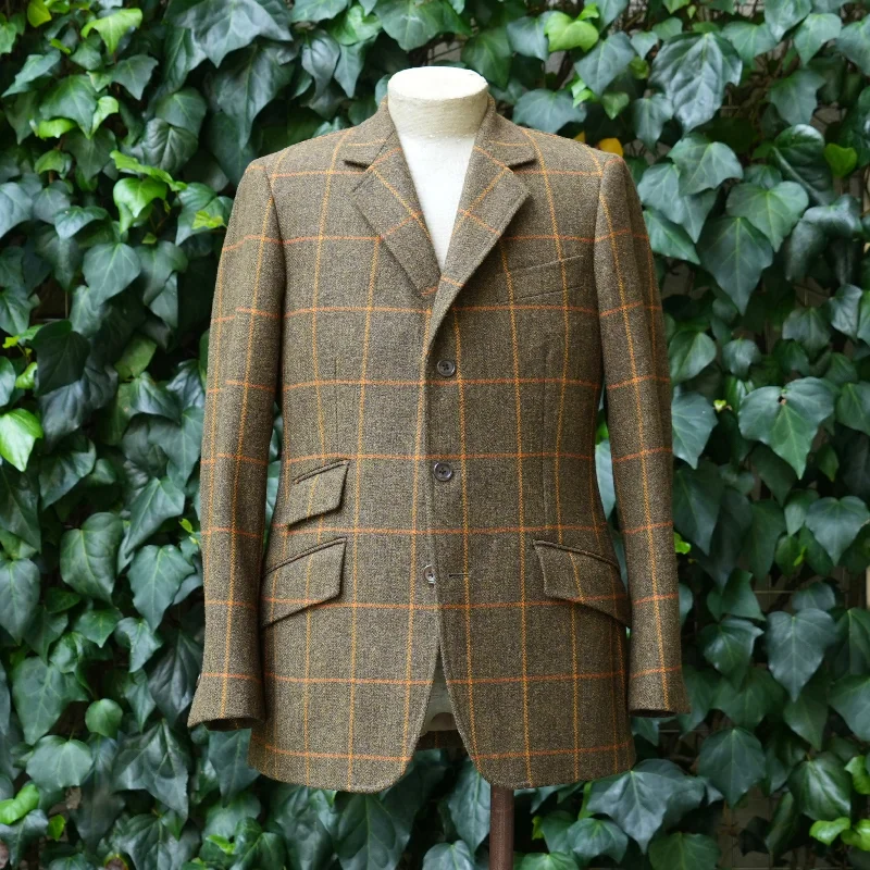 Jacket with puffed sleeves -HUNTING JACKET TWEED