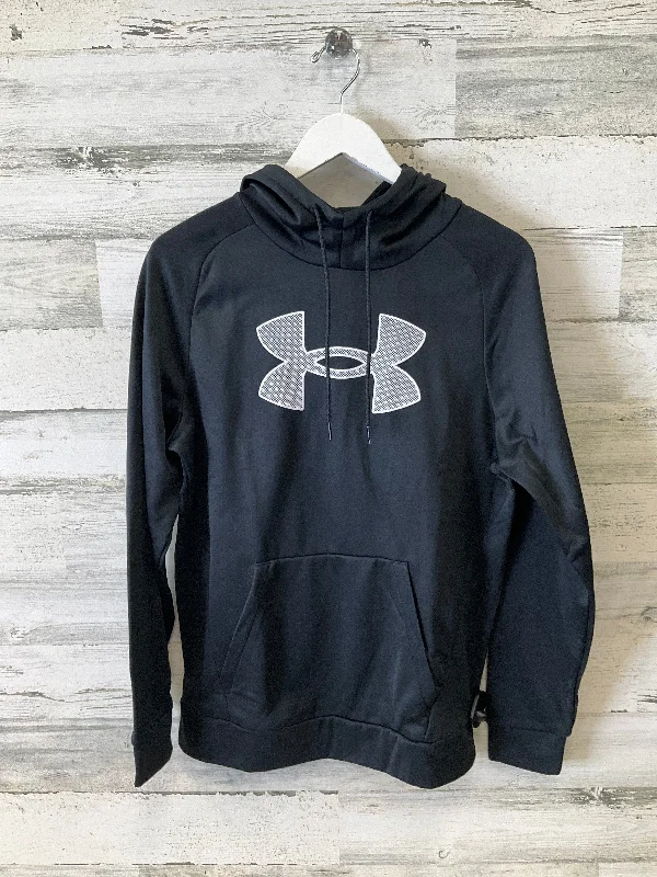 Lightweight sweatshirts for travel -Sweatshirt Hoodie By Under Armour In Black, Size: S