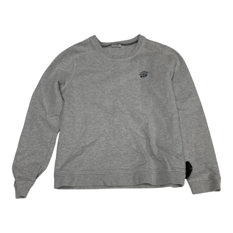 Lightweight sweatshirts for fall style -Sweatshirt Crewneck By Kenzo In Grey, Size: S