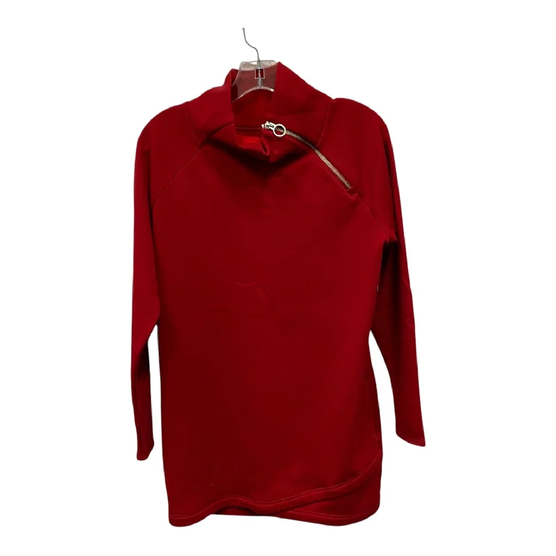 Soft sweatshirts for everyday looks -Athletic Sweatshirt Collar By Athleta In Red, Size:S