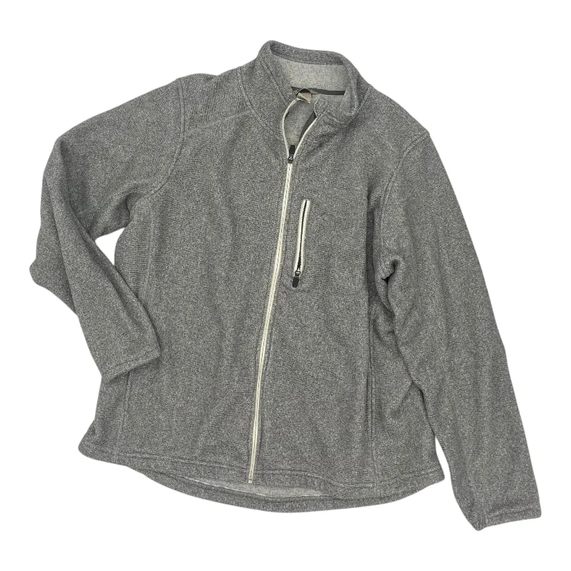 Sweatshirts with plush fabric -Sweatshirt Collar By Duluth Trading In Grey, Size:Xl