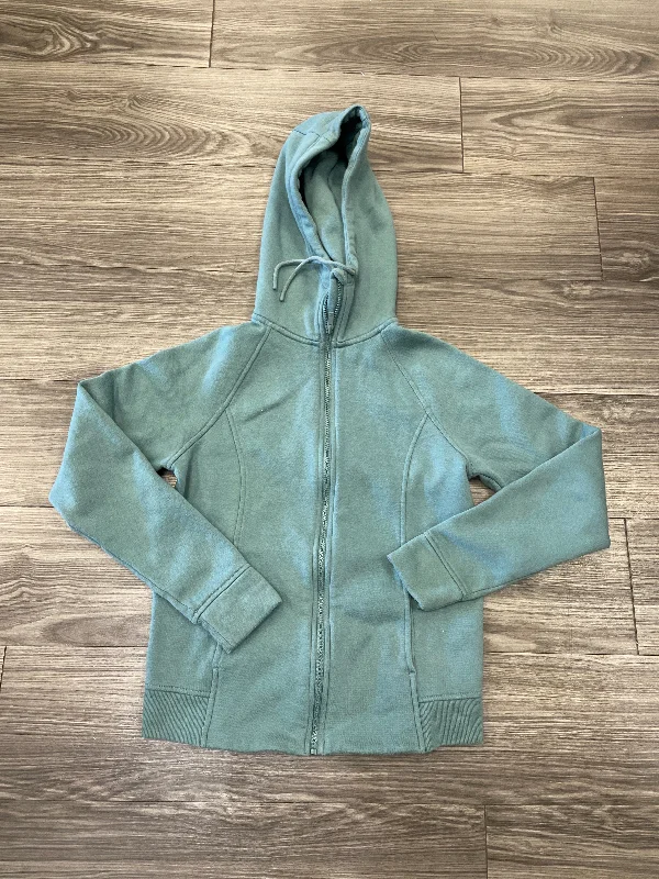 Sweatshirts with flared hem -Sweatshirt Hoodie By All In Motion In Teal, Size: Xs