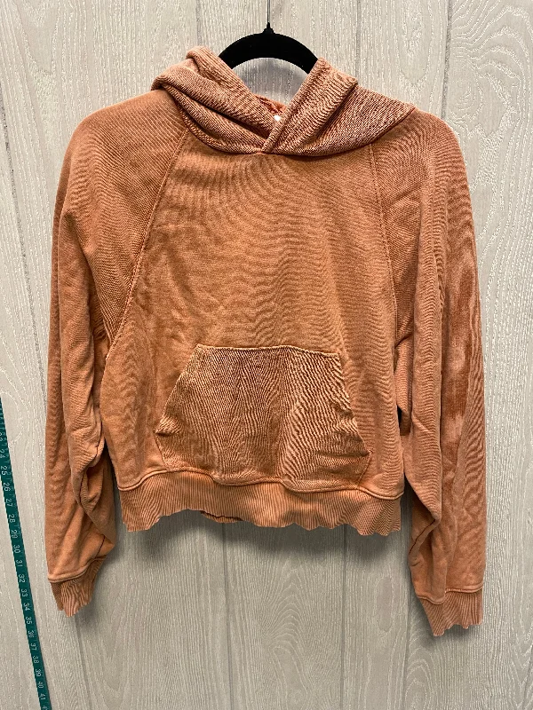 Sweatshirts with star print -Sweatshirt Hoodie By Aerie In Brown, Size: M