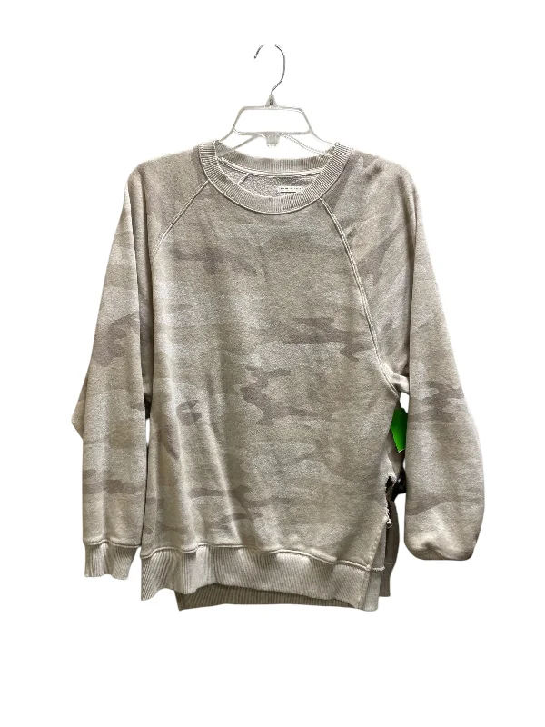 Sweatshirts with check pattern -Sweatshirt Crewneck By American Eagle In Camouflage Print, Size: Xs