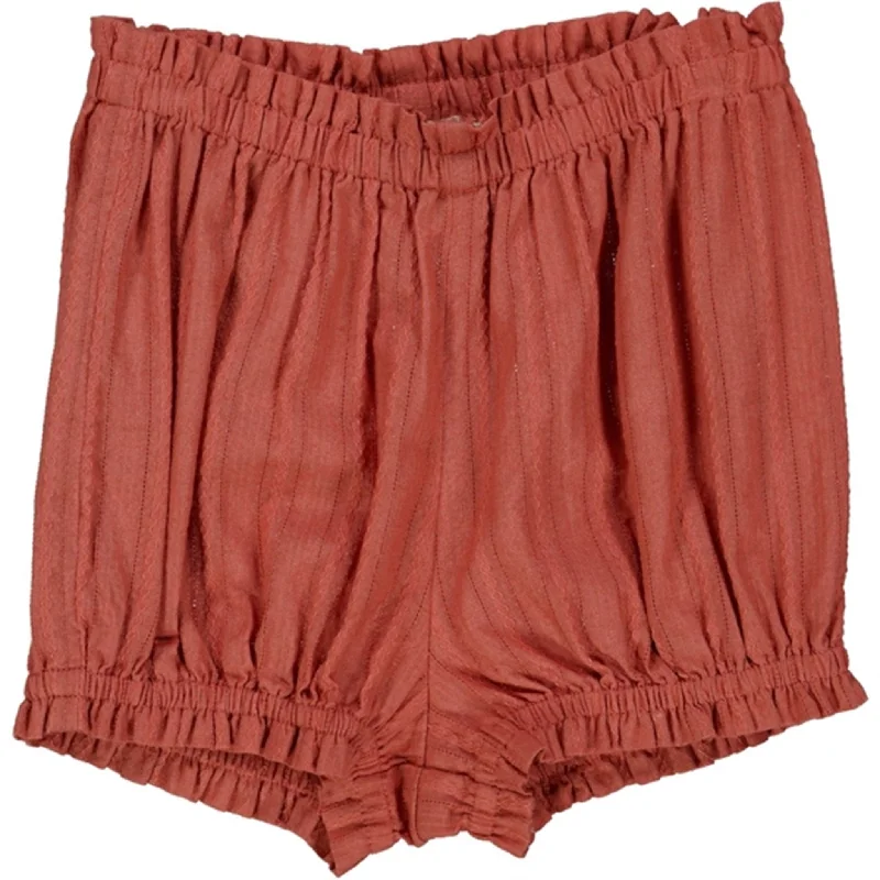 khaki biker shorts -Wheat Dark Terracotta Angie Shorts