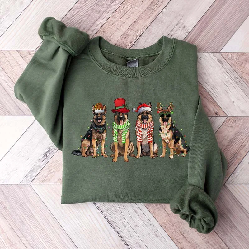 Sweatshirts with relaxed sleeves -German Shepherd Dog Lover Sweatshirt