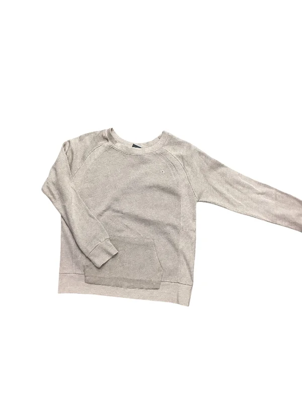 Sweatshirts with ribbed cuffs -Sweatshirt Crewneck By Cme In Tan, Size: L