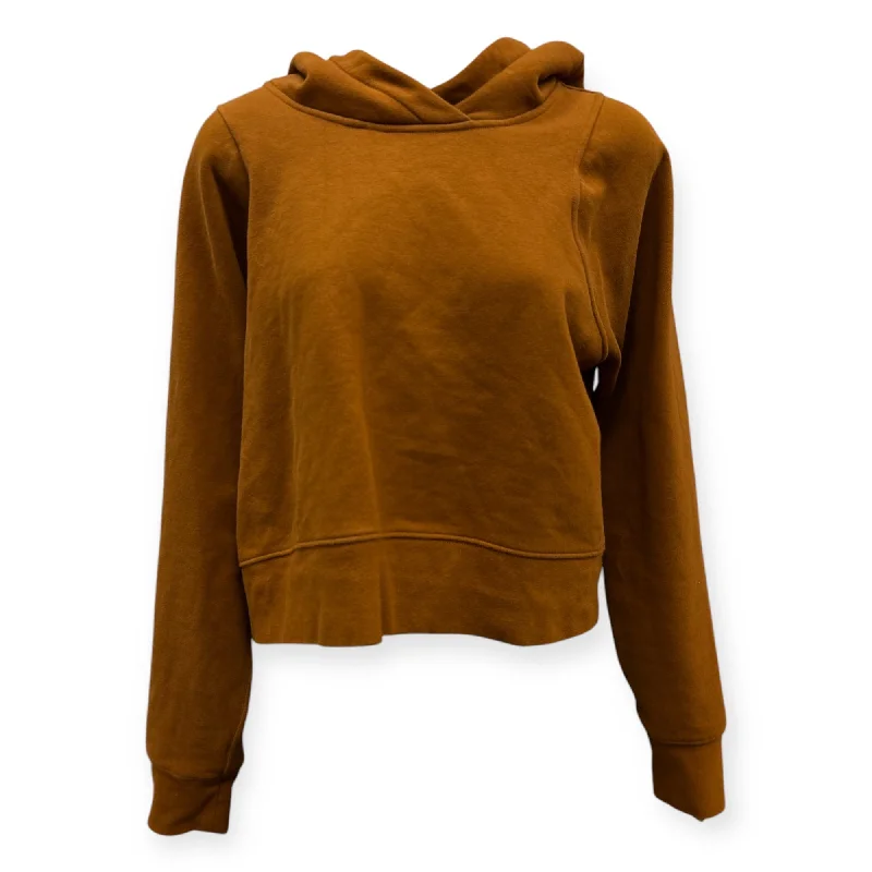 Red sweatshirts for festive season -Sweatshirt Hoodie By Clothes Mentor In Copper, Size: M