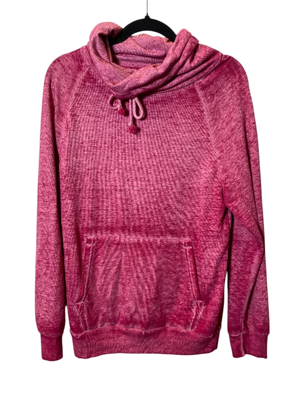 Black sweatshirts for cozy look -Sweatshirt Collar By Cmc In Pink, Size: M