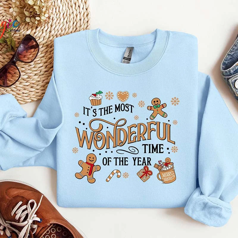 Sweatshirts with elbow patches -The Most Wonderful Time of The Years Sweatshirt