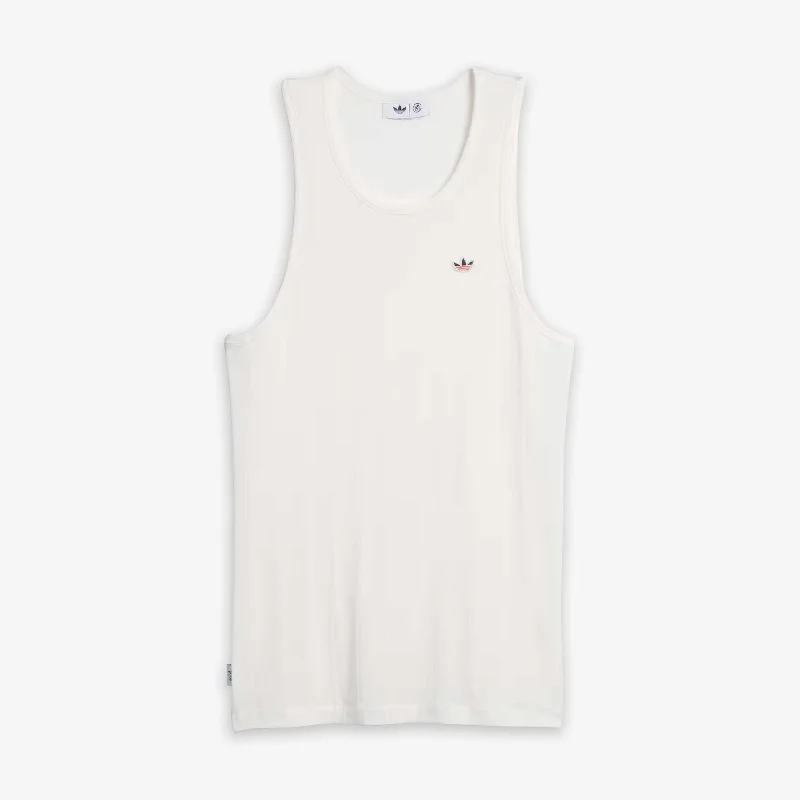 kids summer t-shirts -ADIDAS ORIGINALS | CLOT RIB TANK BY EDISON CHEN { CORE WHITE