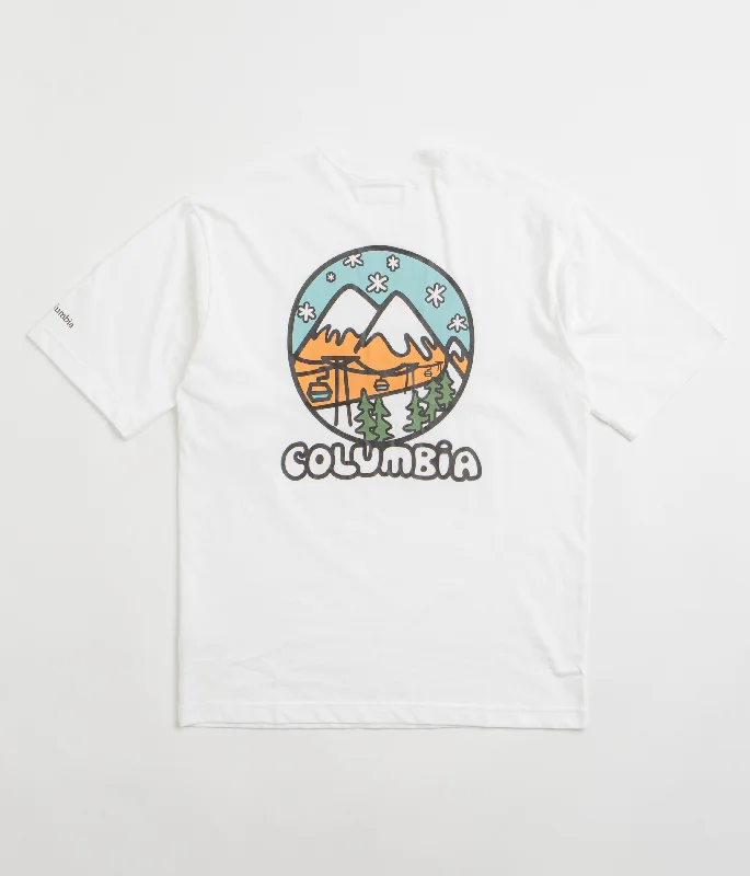 art t-shirts abstract design -Columbia Camp Keller Graphic T-Shirt - White