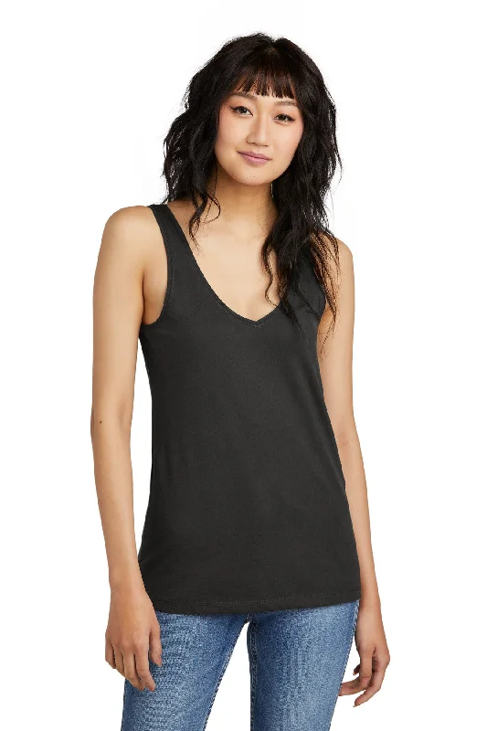 soft street t-shirts -District Women's Perfect Blend CVC V-Neck Tank DT154