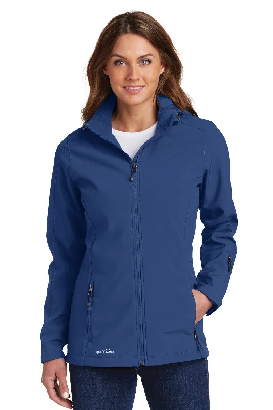 summer basic t-shirts -Eddie Bauer Ladies Hooded Soft Shell Parka. EB537