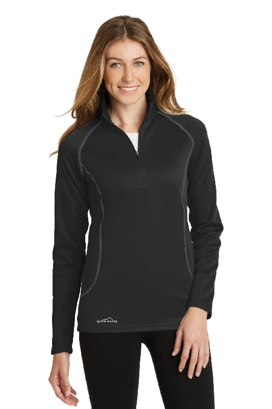 custom logo t-shirts business -Eddie Bauer Ladies Smooth Fleece 1/2-Zip. EB237