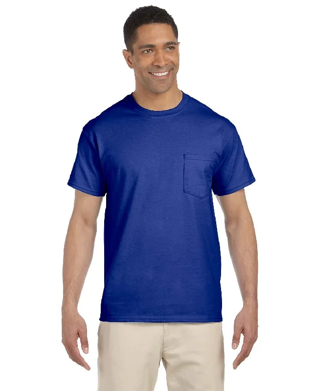 boho athletic t-shirts -Gildan Ultra Cotton Pocket T-Shirt | Royal