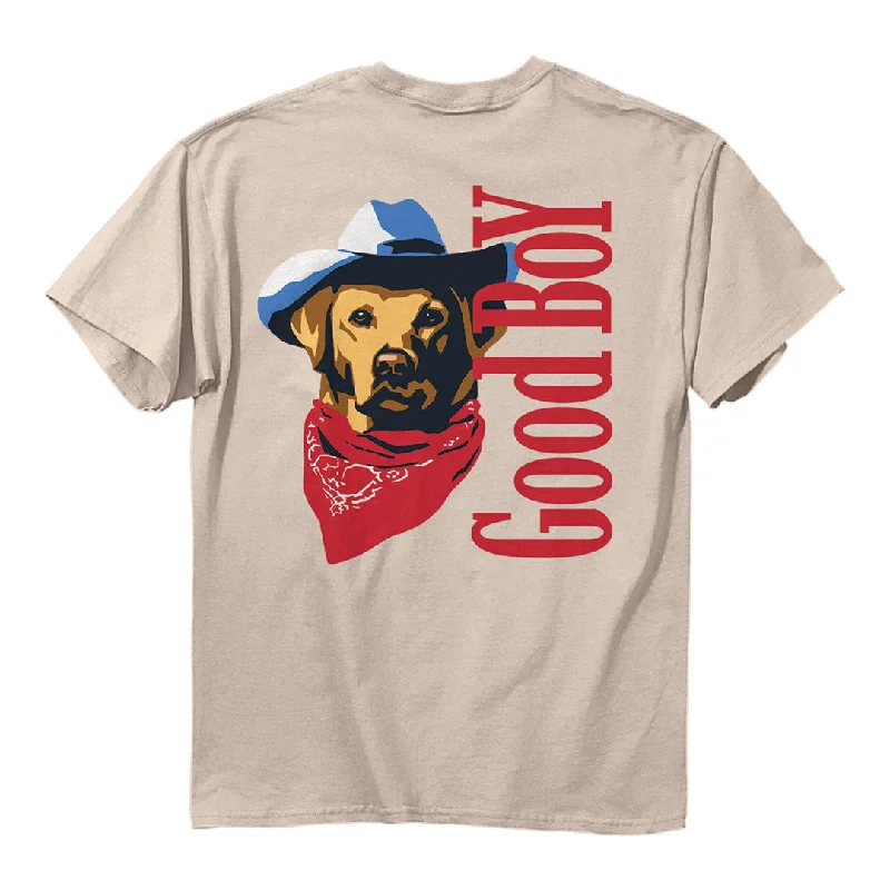 athletic retro t-shirts -Good Boy - Cowboy T-Shirt