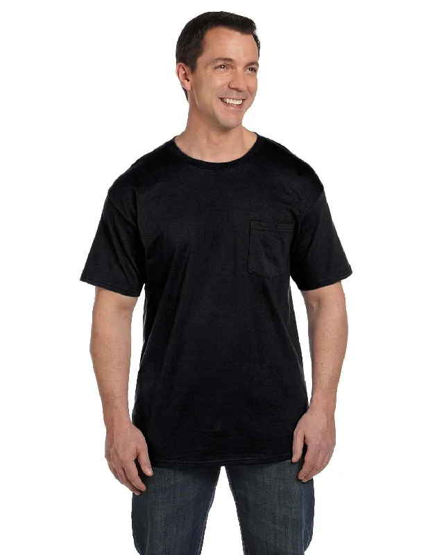 gaming t-shirts for nerds -Hanes Beefy-T Pocket T-Shirt | Black