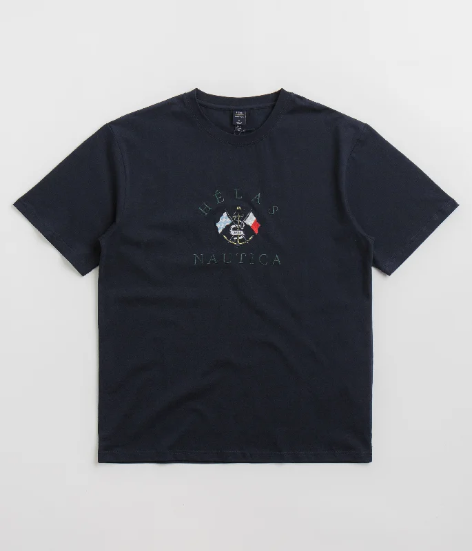 summer kids t-shirts -Helas x Nautica T-Shirt - Navy