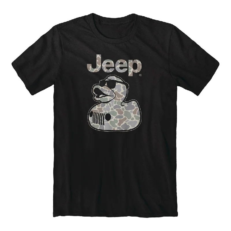 oversized casual t-shirts -Jeep - Camo Duck T-Shirt