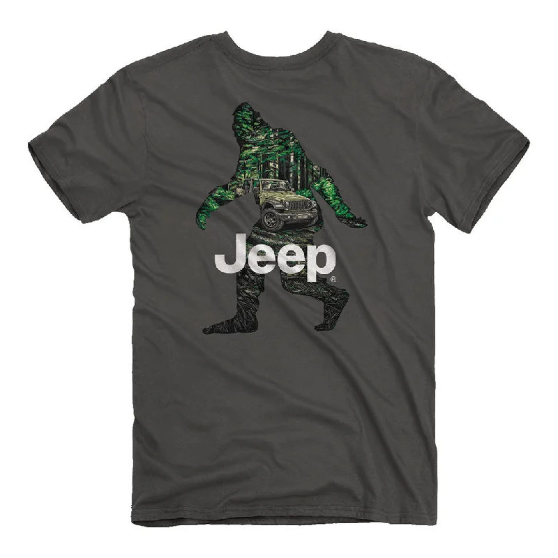 vintage casual t-shirts -Jeep - Sasquatch Adventure T-Shirt