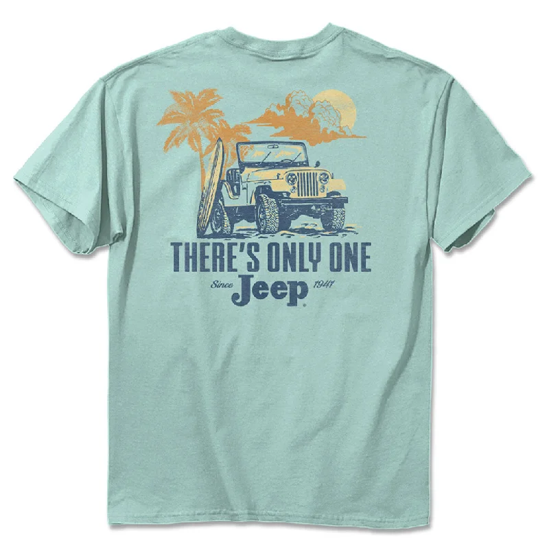 boho kids t-shirts -Jeep - Vintage Beach T-Shirt