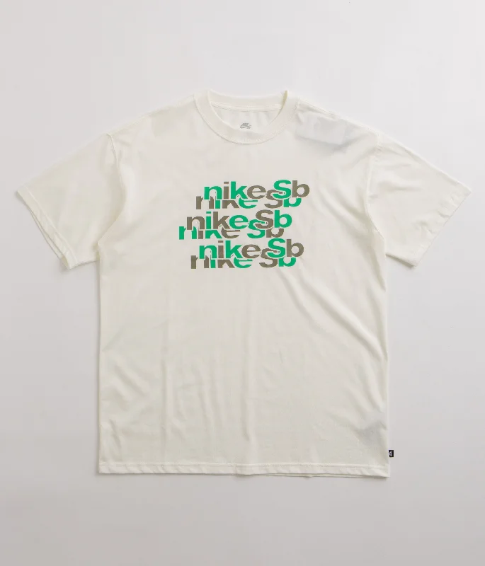 band t-shirts rock music -Nike SB Repeat Logo T-Shirt - Sail