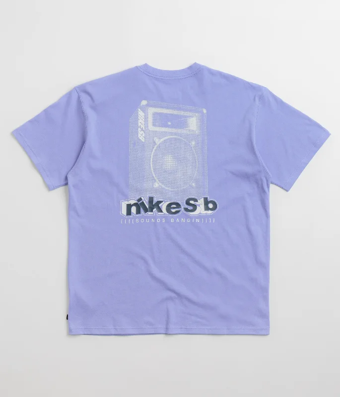 basic funny t-shirts -Nike SB Sounds Bangin T-Shirt - Royal Pulse