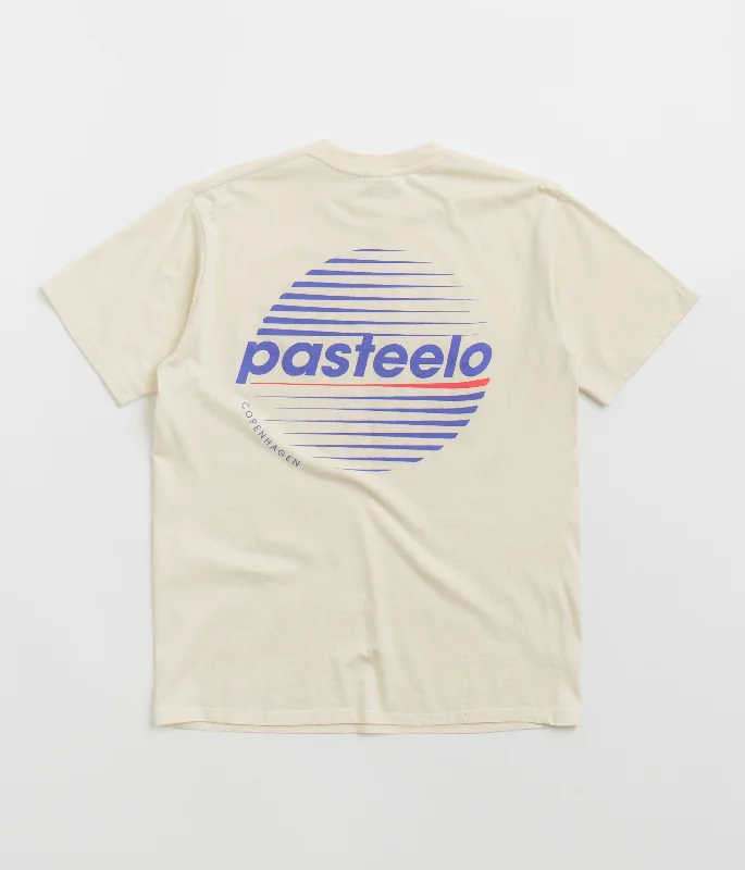 retro style t-shirts women -Pasteelo Rise T-Shirt - Cream