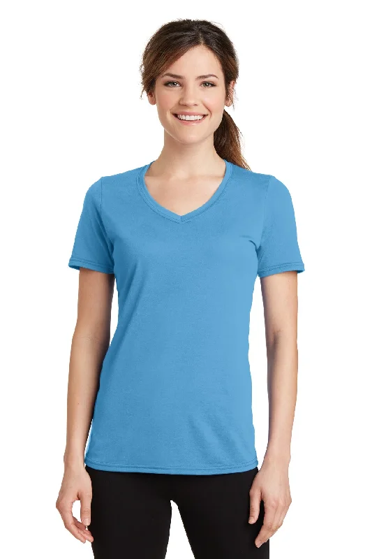 funny summer t-shirts -Port & Company Ladies Performance Blend V-Neck Tee. LPC381V