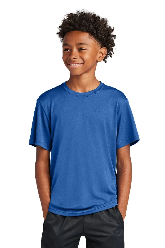 trendy kids t-shirts -Sport-Tek Youth Competitor Moisture Wicking Short Sleeve Crewneck T-Shirt - Royal Blue