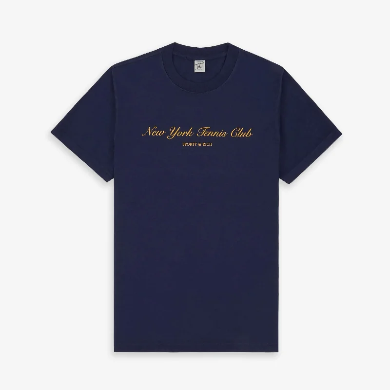 Pants 长尾关键词 (前50个)SPORTY & RICH | NY TENNIS CLUB T-SHIRT { NAVY/GOLD