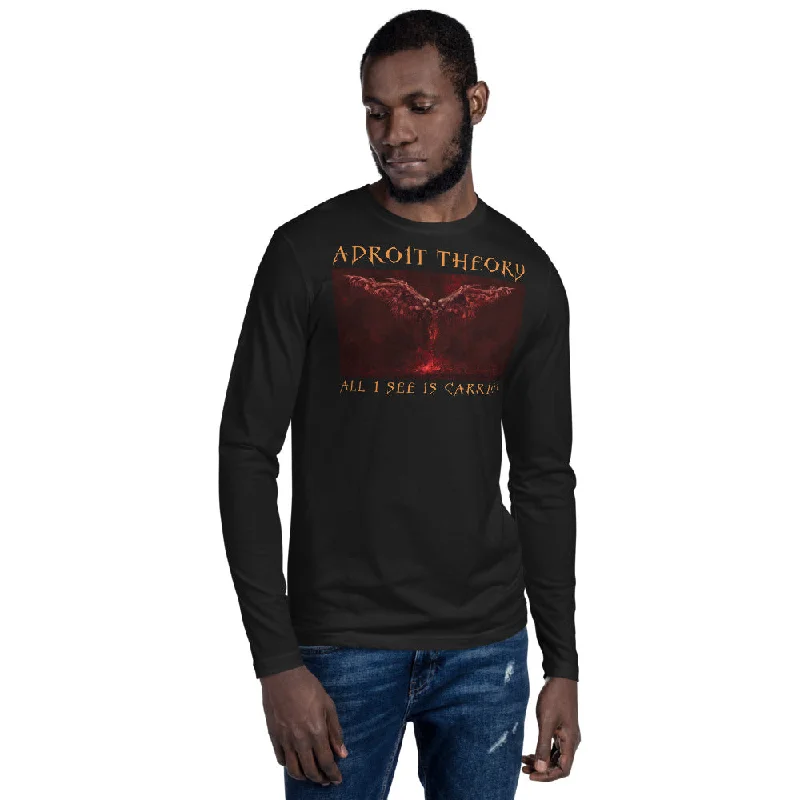 ripped jeans pants women -T-Shirt : Unisex Long Sleeve - All I See is Carrion