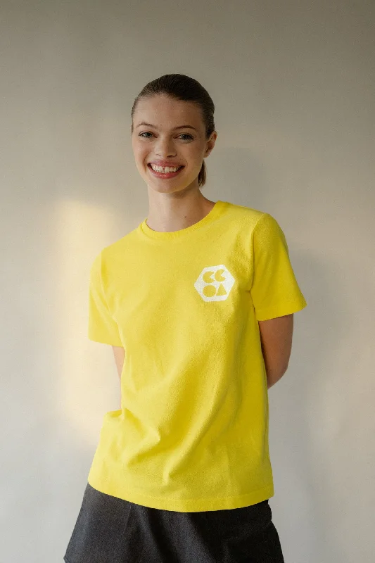 movie t-shirts film quotes -Women's Breathable T Shirt Plastic Free - Canary Yellow