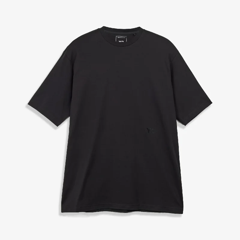 street soft t-shirts -Y-3 |  BOXY SHORT SLEEVE TEE { BLACK