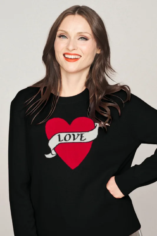 Soft pullover sweater for holiday wear -Black Sophie Ellis-Bextor Sweater