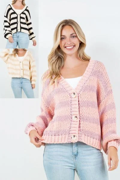 Cardigan with polka dot design -Tremont Cardigan