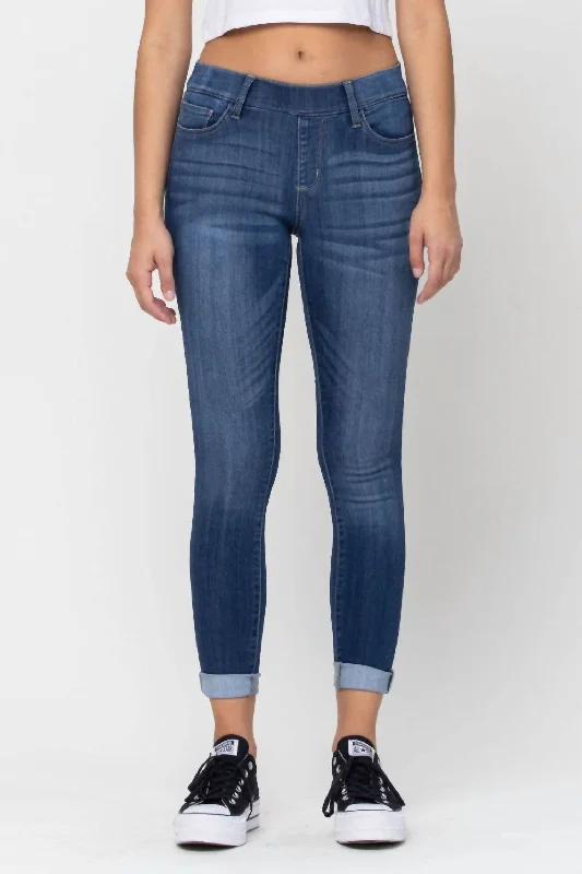 loose yoga pants relaxed -Abby Boyfriend Jeans In Dark Wash