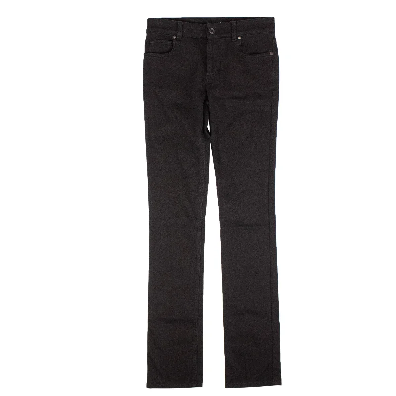 soft wide leg pants -Black Skinny Jeans