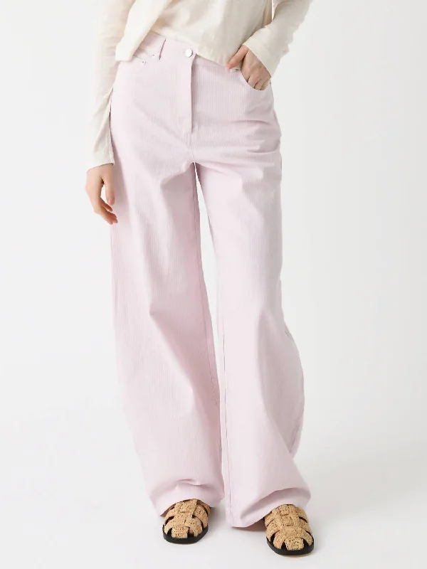 dress skinny pants hybrid -Cocoon Striped Pant In Ballerina Combo