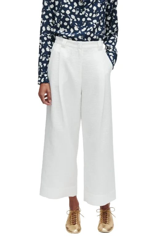 track jogger pants -Crew Pant In White