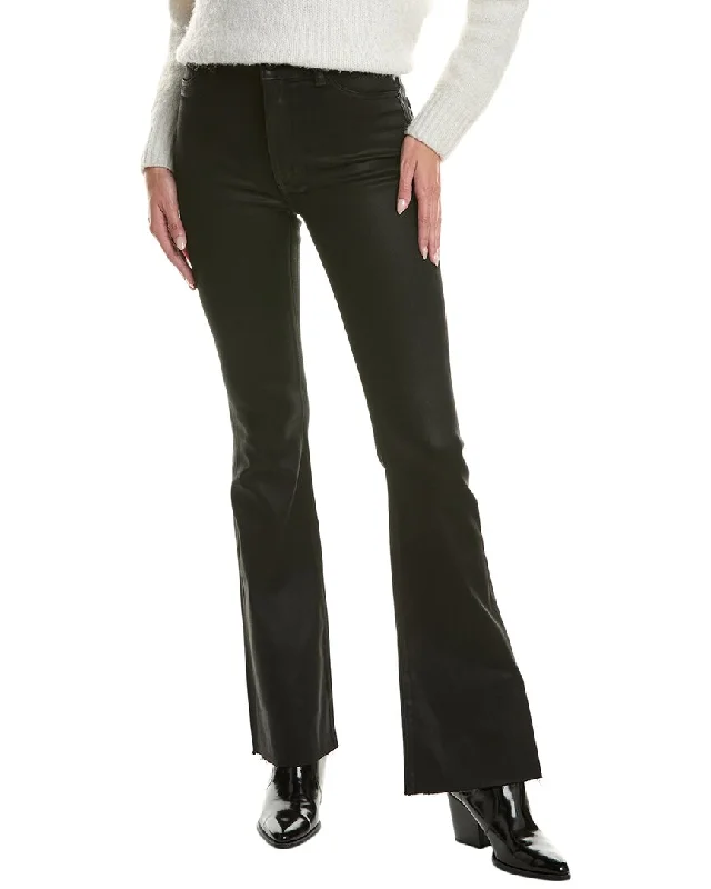 urban leather pants -DL1961 Bridget Boot Black Coated High-Rise Instasculpt Crop Jean